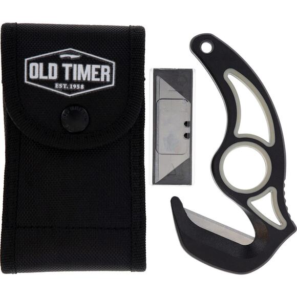 🔥Replaceable Blade Gut Hook with Interchangeable Razor Blades TPE Grip Handle🔥